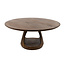 Brooz Bremen salontafel Ø90, H40, Brown Walnut