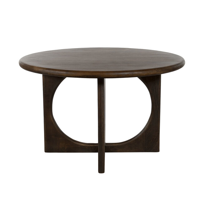 Brooz Zodiac Mango Walnut Ronde Eettafel Ø130 | Organisch Design | Mangohout