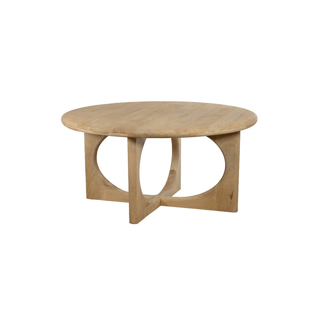 MySons Salontafel Ø80, H40, Groovy Natural