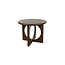 Brooz Organische Salontafel Ø60 cm – Mango Walnut Massief Mangohout