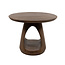 Brooz Bremen Salontafel Ø60 cm – Brown Walnut Massief Hout