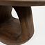 Brooz Bremen Salontafel Ø60 cm – Brown Walnut Massief Hout