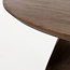Brooz Bremen Salontafel Ø60 cm – Brown Walnut Massief Hout