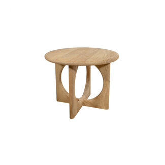 MySons Salontafel Ø60, H46, Groovy Natural