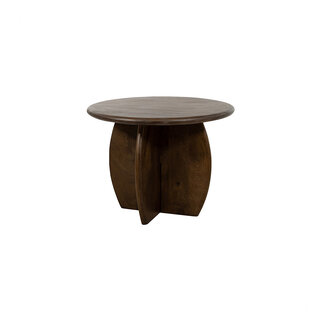Brooz Salontafel Ø60, H45, Mango Walnut