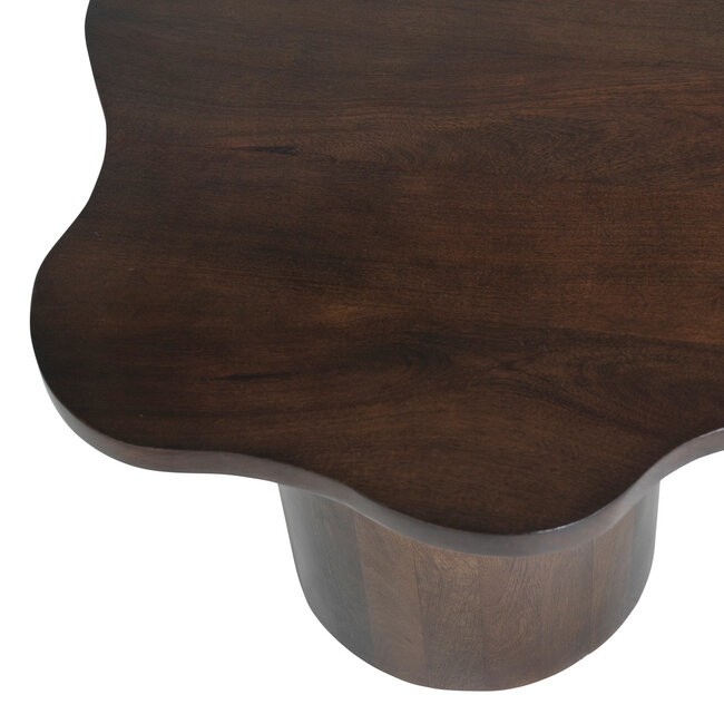 Brooz Fiore Salontafel 98 cm – Organisch Mangohout Brown Walnut