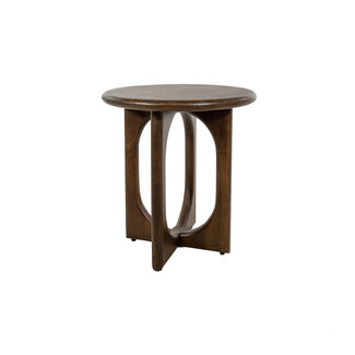 Brooz Zodiac bijzettafel Ø50 cm Dark Walnut