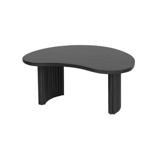 Brooz Firenze Salontafel 85 cm Boonvorm – Zwart Mangohout met Organisch Design