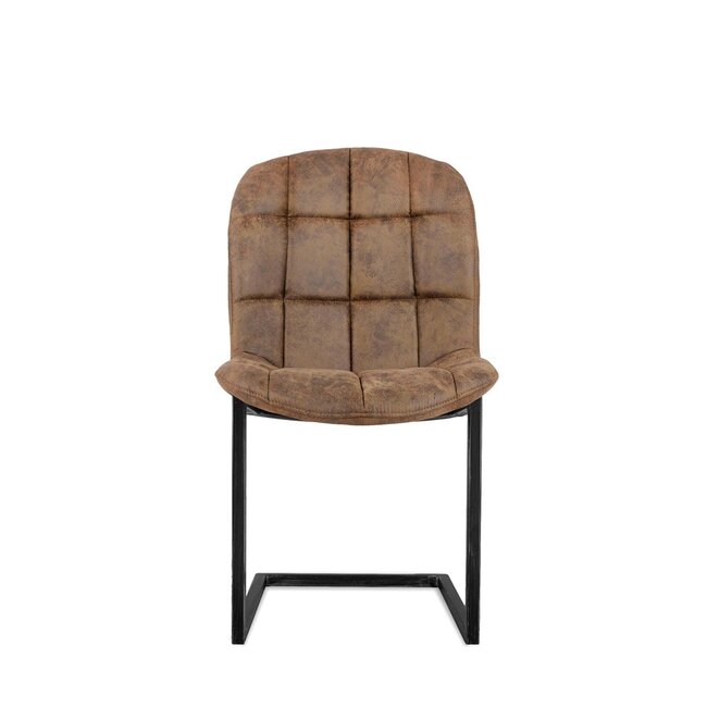 - Eetkamerstoel Ben Zonder Armleuning / Jackson 803 Cognac