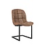 - Eetkamerstoel Ben Zonder Armleuning / Jackson 803 Cognac