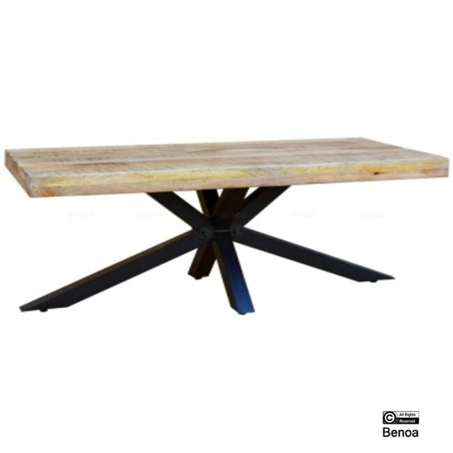 - Salontafel Mango 3+3 Blad met Spinpoot