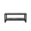 Brooz Salontafel Britt Zwart met Legplank 110