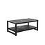 - Salontafel Britt Zwart met Legplank 110