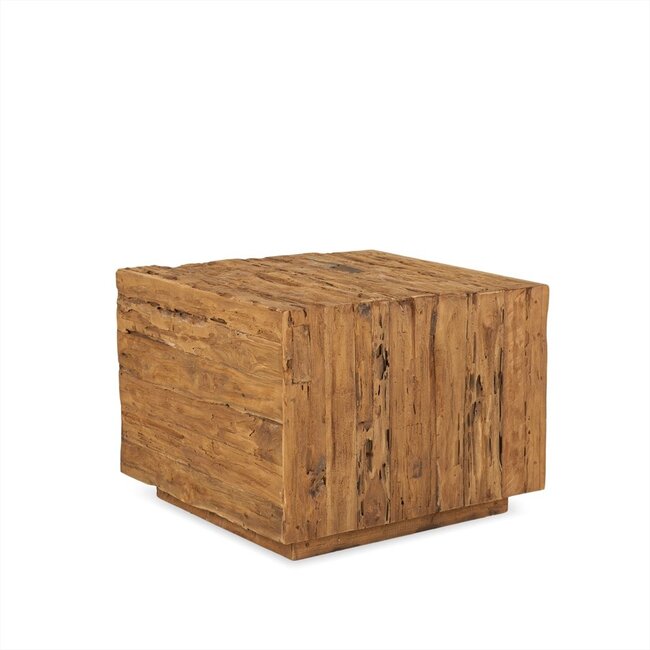 Brooz Bridge Vierkante Salontafel 80 cm – Massief Teakhout