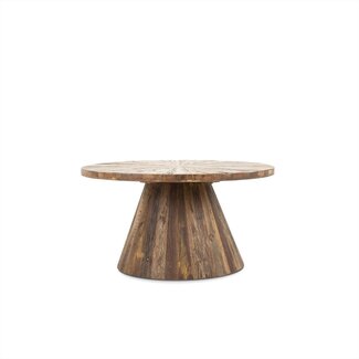 Brooz Nadia salontafel rond Ø75 cm teak hout