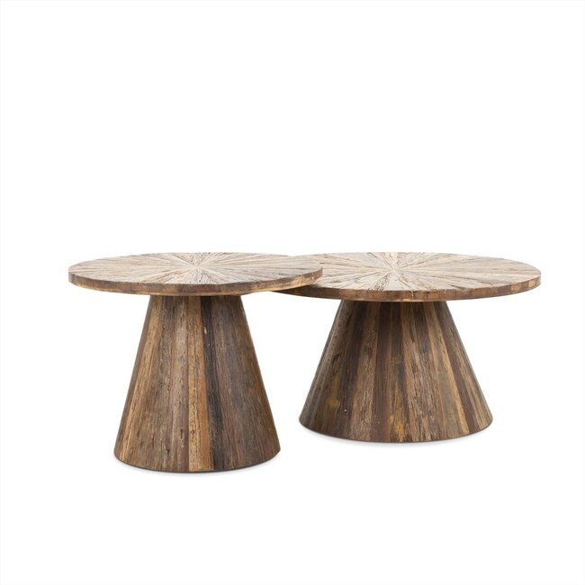 Brooz Nadia salontafel rond Ø75 cm teak hout