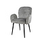 MySons Bobby eetkamerstoel - met arm - Perfect Harmony - Light grey 85 (set of 2)