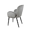MySons Bobby eetkamerstoel - met arm - Perfect Harmony - Light grey 85 (set of 2)