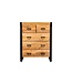 Brooz Ladekast Britt 105 – mangohout met zwart stalen frame