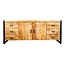 Brooz Dressoir Britt 200 – mangohout met 2 deuren en lades