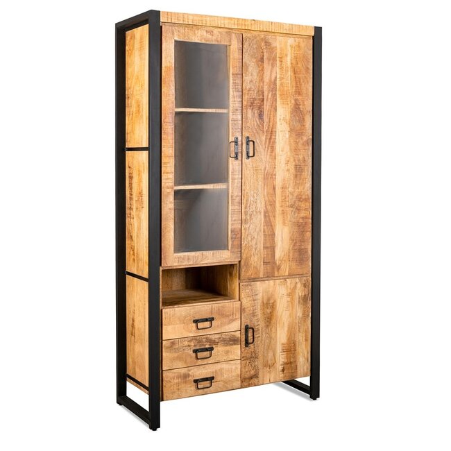 Benoa Vitrine Kast Britt Glazen Deur Links