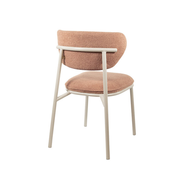 Brooz Eetkamerstoel Didi – beige frame met Gear stof Powder (set van 2)