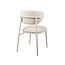 Brooz Eetkamerstoel Didi – beige frame met Gear stof shell (set van 2)