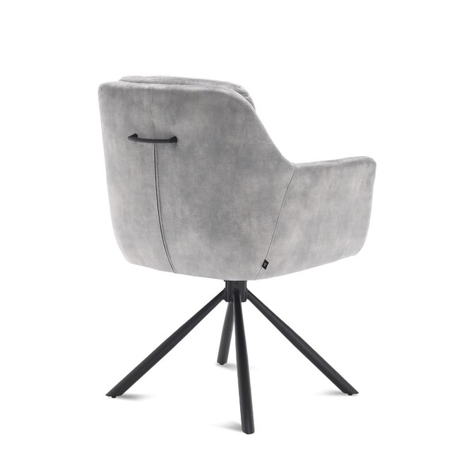 Brooz Draaibare eetkamerstoel Talas met armleuningen – Adore Clay (set van 2)