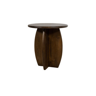 Brooz Belly bijzettafel Ø50 cm Mango Brown Walnut
