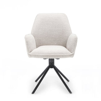 Benoa Eetkamerstoel Noah Boucle Beige (set van 2)