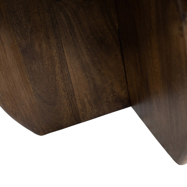 Brooz Belly bijzettafel Ø50 cm Mango Brown Walnut