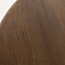 Brooz Belly ronde eettafel Ø130 cm Mango Brown Walnut