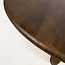 Brooz Belly ronde eettafel Ø130 cm Mango Brown Walnut