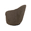 Brooz Moderne draaifauteuil Jimi – Present stof Brown met 360° draaifunctie