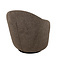 Brooz Moderne draaifauteuil Jimi – Present stof Brown met 360° draaifunctie