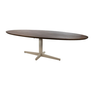 Brooz Scorpio ovale eettafel 190 cm Mango Brown Walnut