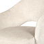 Brooz Luxe barkruk Carmen met armleuningen – Perfect Harmony stof Ivory