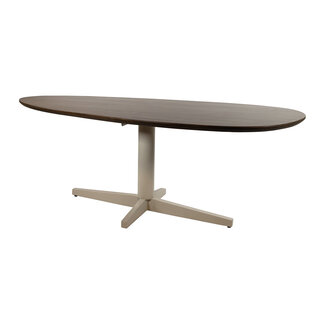Brooz Taurus organische eettafel 240 cm Mango Brown Walnut