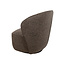 Brooz Moderne draaifauteuil Avi – Present stof  Brown met 360° draaifunctie