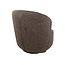 Brooz Moderne draaifauteuil Avi – Present stof  Brown met 360° draaifunctie