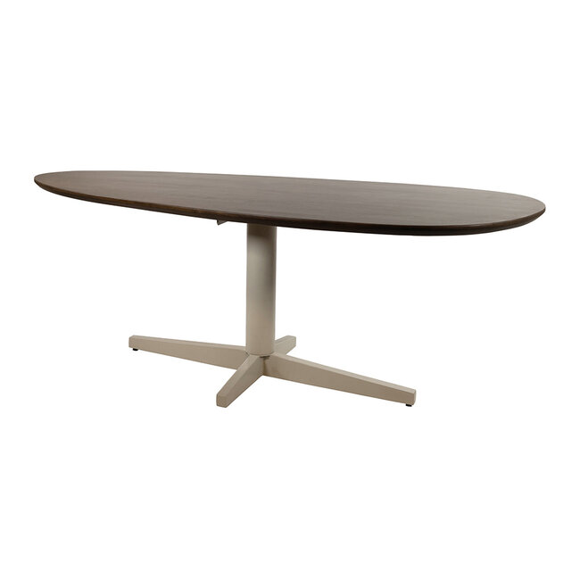 Brooz Taurus organische eettafel 160 cm Mango Brown Walnut
