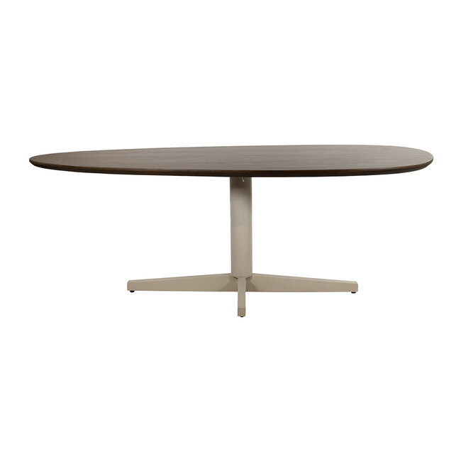 Brooz Taurus organische eettafel 160 cm Mango Brown Walnut