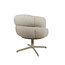 Brooz Luxe draaibare armstoel JLo 360° – Cuzco - Fog 3 (beige onderstel)