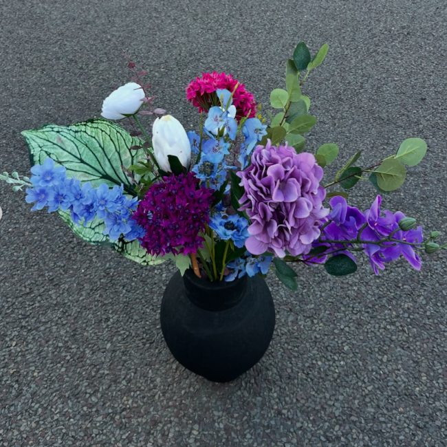 Boeket Zijdenbloemen