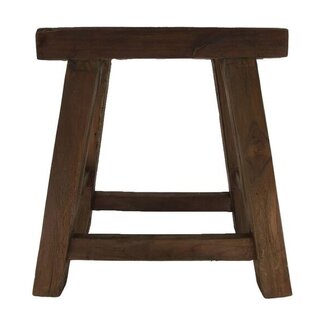Brooz Teakhouten krukje 45 cm