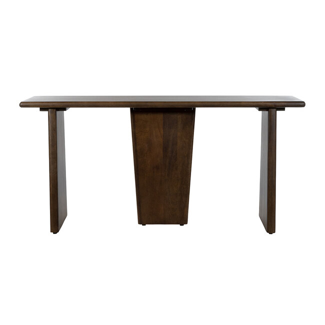 Brooz Moderne wandtafel Lagos 160 – mangohout Mango Brown Walnut