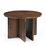 Brooz Salontafel Jade Bruin Ø60 – Ronde Houten Design Salontafel