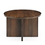 Brooz Salontafel Jade Bruin Ø60 – Ronde Houten Design Salontafel