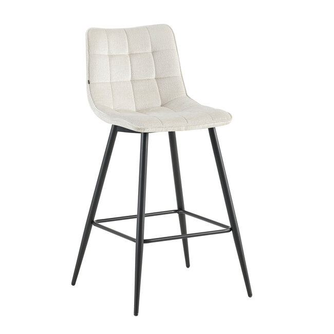 Brooz Moderne barkruk Lucille – Perfect Harmony stof Beige  (set van 4)