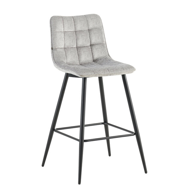 Brooz Moderne barkruk Lucille – Perfect Harmony stof grijs (set van 4)